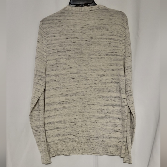 Merona Men's Light Gray V-Neck Pullover Sweatshirt Size Small - Picture 6 of 7